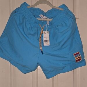adidas Light Blue Men's Athletic Shorts